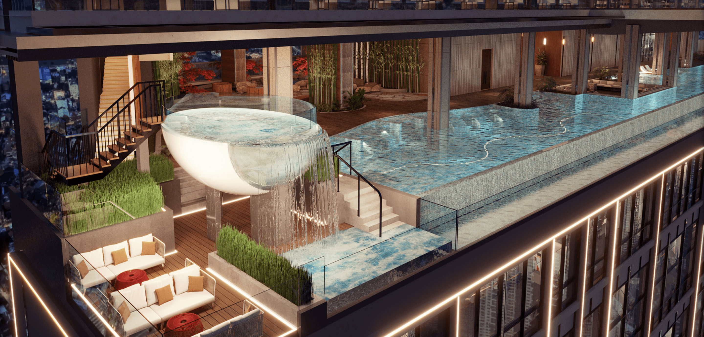 Armani Hallson Elevated Heated Pool